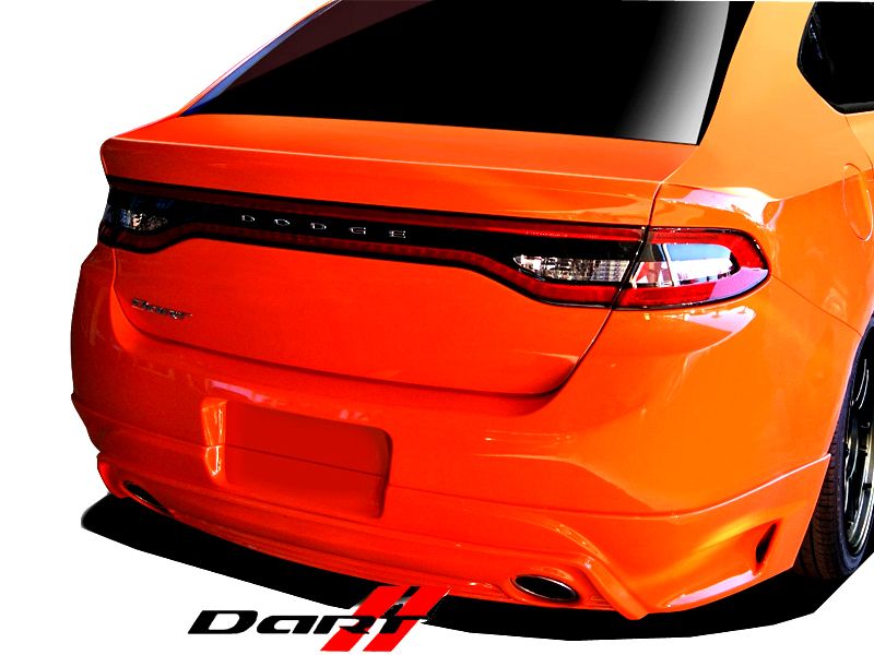 2013-2016 Dodge Dart Duraflex Racer Rear Lip Under Spoiler ...